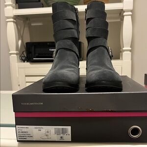 Vince Camuto Women's Gray Ankle Booties